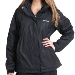 Columbia Black Gotcha Groovin Black Jacket Coat Large